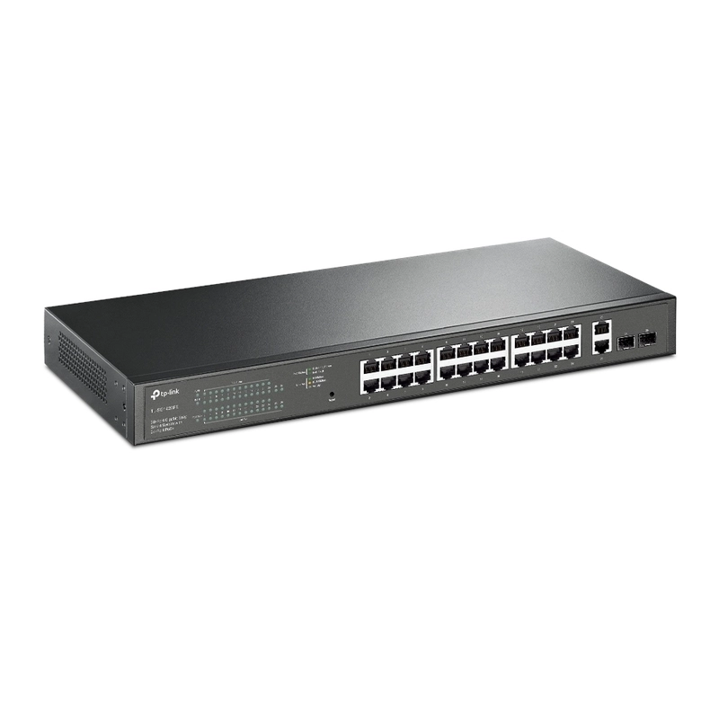 28-портов 10/100/1000 Mbps Easy Smart Switch, 24-Port PoE+ - TP-Link Omada TL-SG1428PE