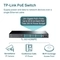 28-портов 10/100/1000 Mbps Easy Smart Switch, 24-Port PoE+ - TP-Link Omada TL-SG1428PE