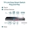 28-портов 10/100/1000 Mbps Easy Smart Switch, 24-Port PoE+ - TP-Link Omada TL-SG1428PE