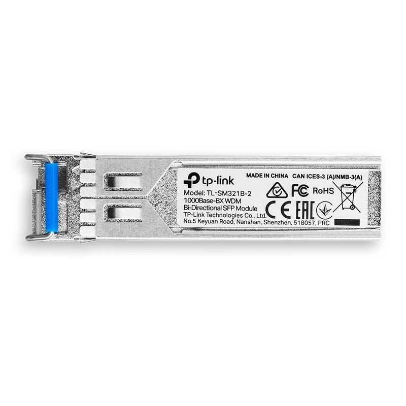 SFP Модул Single-Mode 1000Base-BX WDM Bi-Directional TX 1310 nm/ RX 1550 nm