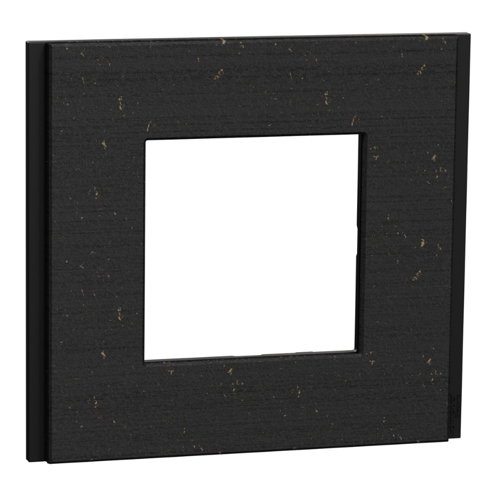 Рамка 1x 2M Unica Deco, тъмно дърво - SCHNEIDER ELECTRIC New Unica NU600274