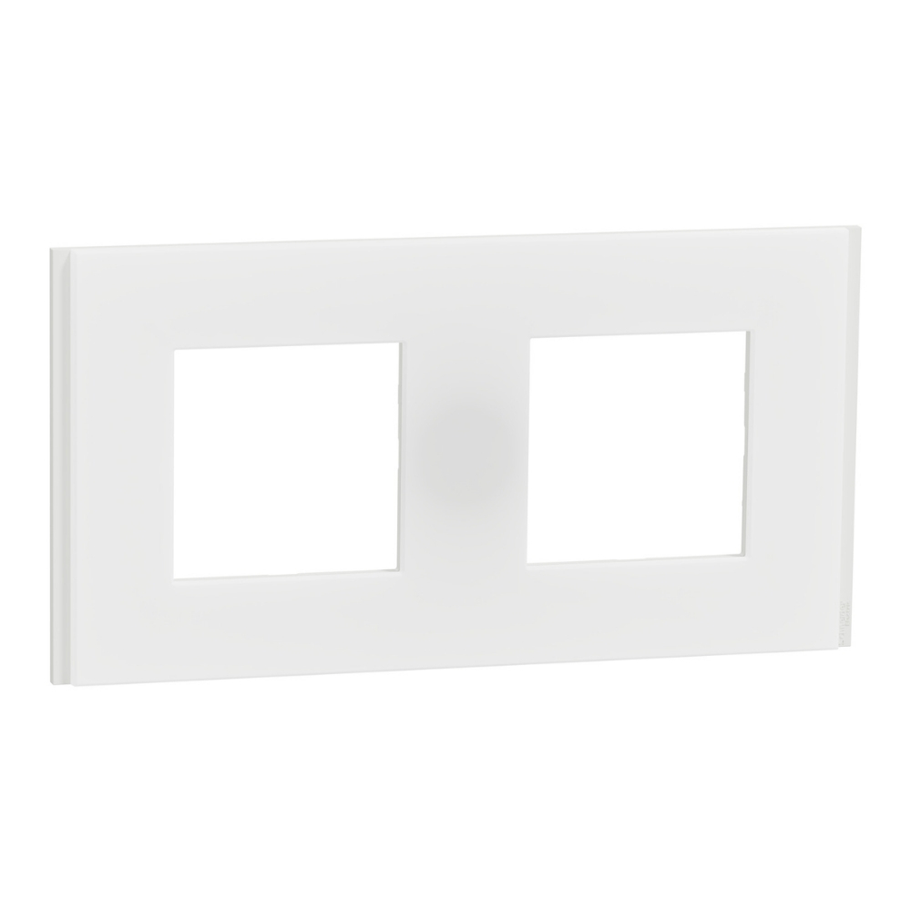 Рамка 2x 2M Unica Deco, бял мат - SCHNEIDER ELECTRIC New Unica NU600479