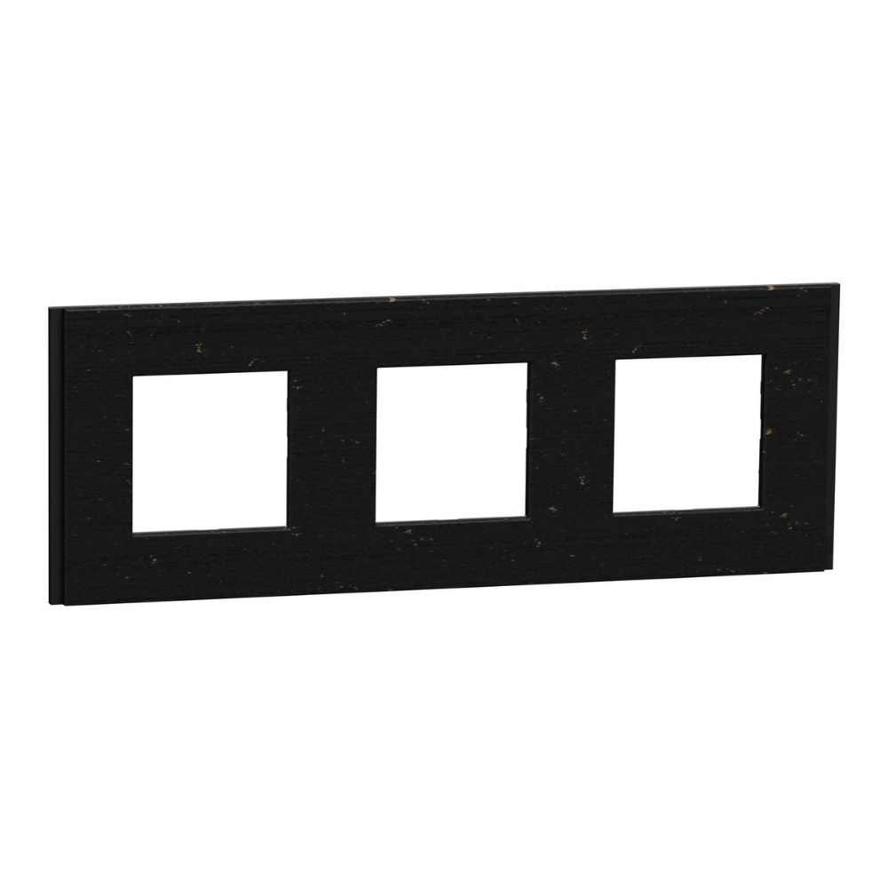 Рамка 3x 2M Unica Deco, тъмно дърво - SCHNEIDER ELECTRIC New Unica NU600674