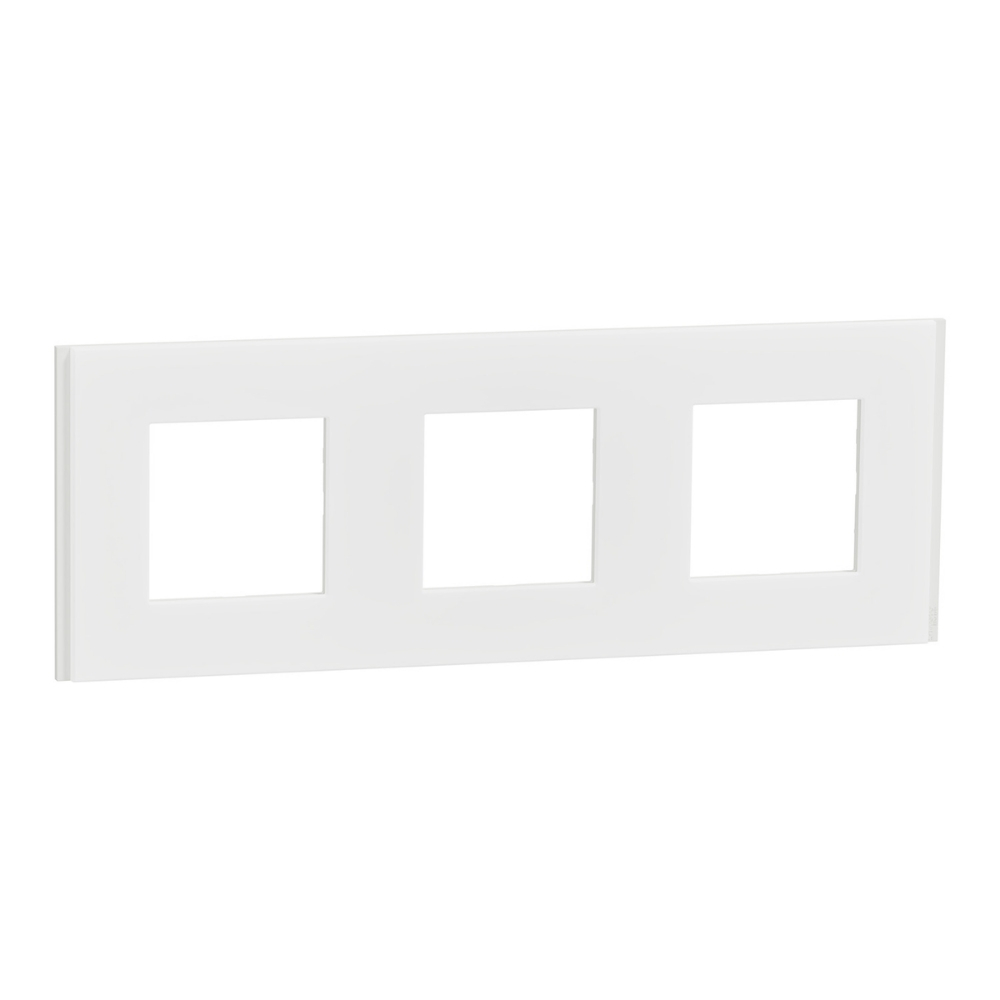Рамка 3x 2M Unica Deco, бял мат - SCHNEIDER ELECTRIC New Unica NU600679