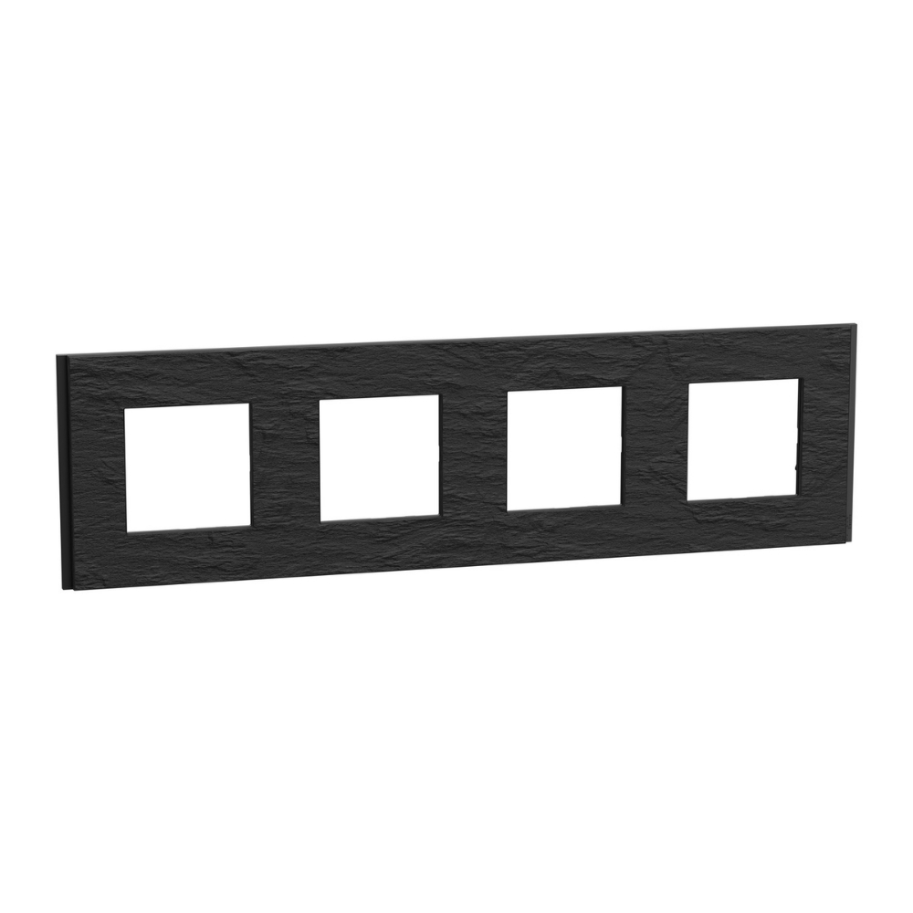 Рамка 4x 2M Unica Deco, камък - SCHNEIDER ELECTRIC New Unica NU600877