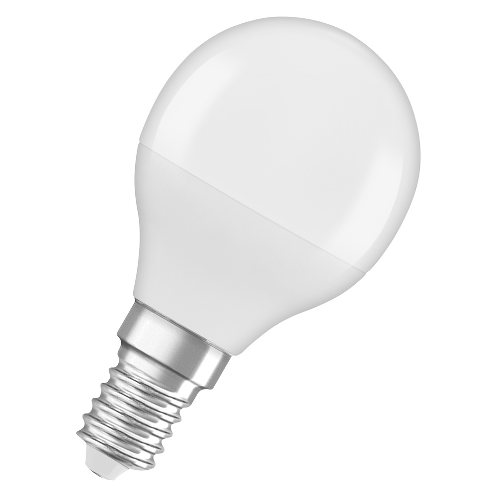 LED лампа Тип P 4,9W 470lm 6500K 220V E14 Ra≥80, сфера мат недимируема - OSRAM LED VALUE CLASSIC P LED127630