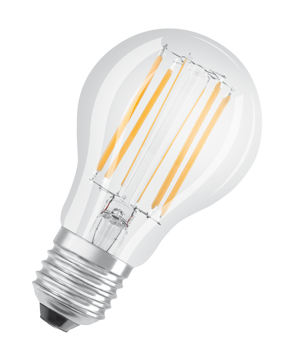 LED лампа Тип A 7.5W 1055lm 2700K 220V  Ra≥80 прозрачна, недимируема - OSRAM LED VALUE CLASSIC A LED288669