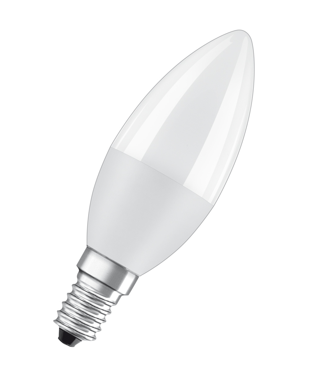 LED лампа Тип B 7W 806 lm 4000K 220V  E14 Ra≥80, овал, мат. недим - OSRAM LED VALUE CLASSIC B LED311886