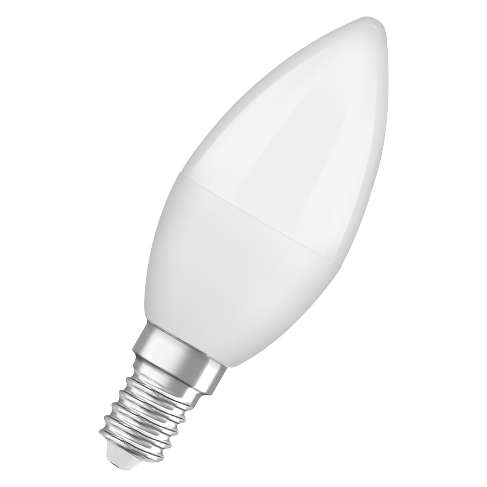 LED лампа Тип B 4,9W 470lm 4000K 220V E14 Ra≥80, овал, мат недимируема - OSRAM LED VALUE CLASSIC B LED973367