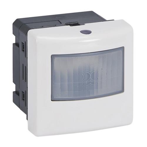 Датчик за движение LED 100W без неутрала 170° h=1.2m обхват 8m 2M Бял - Legrand Mosaic New 078458A