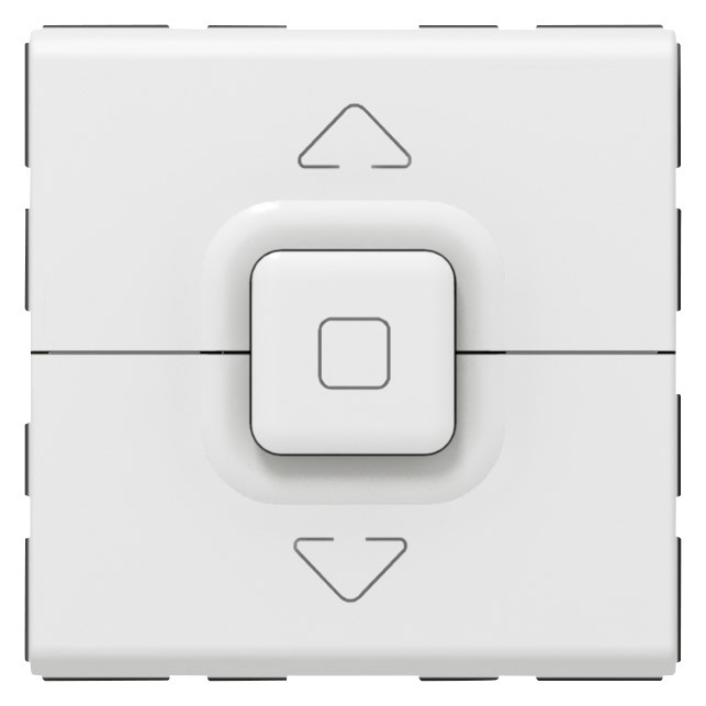Бутон за щори до 500W 2M Бял PRMOSAIC - Legrand Mosaic 77025