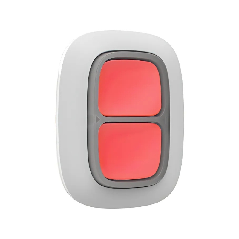 Безжичен паник бутон с два бутона - AJAX Double Button 23003.79.WH1