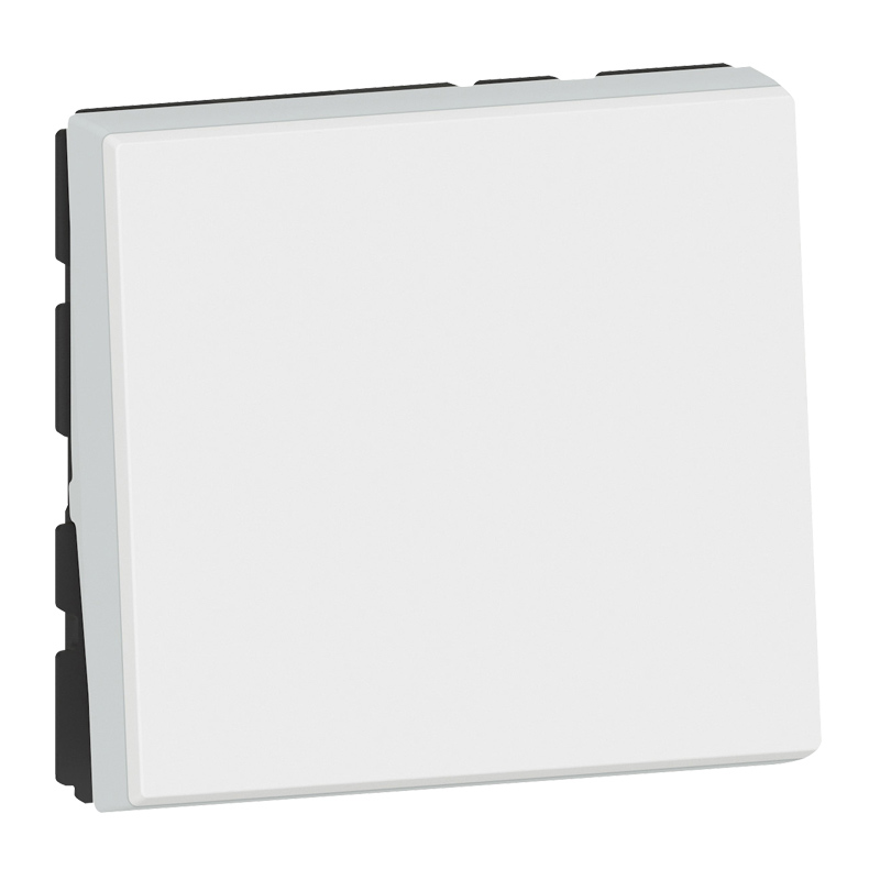 Девиаторен ключ антибактериален 2M Бял Easy-Led - Legrand Mosaic New 078711L