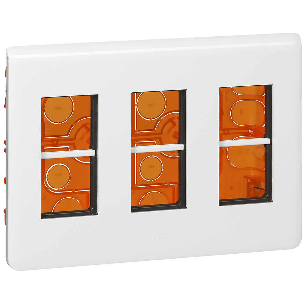 Моноблок вграден монтаж 3x4M M45 Бял - Legrand Mosaic New 078873L