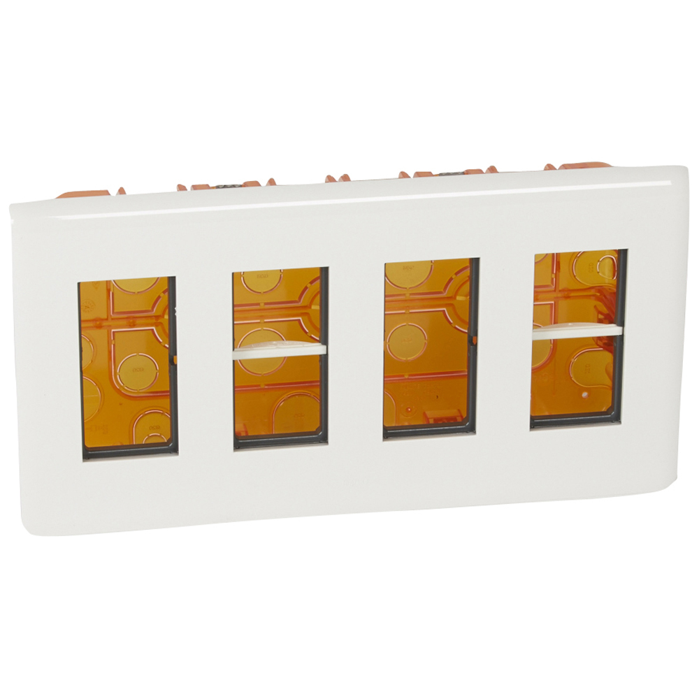 Моноблок вграден монтаж 4x4M M45 Бял - Legrand Mosaic New 078874L
