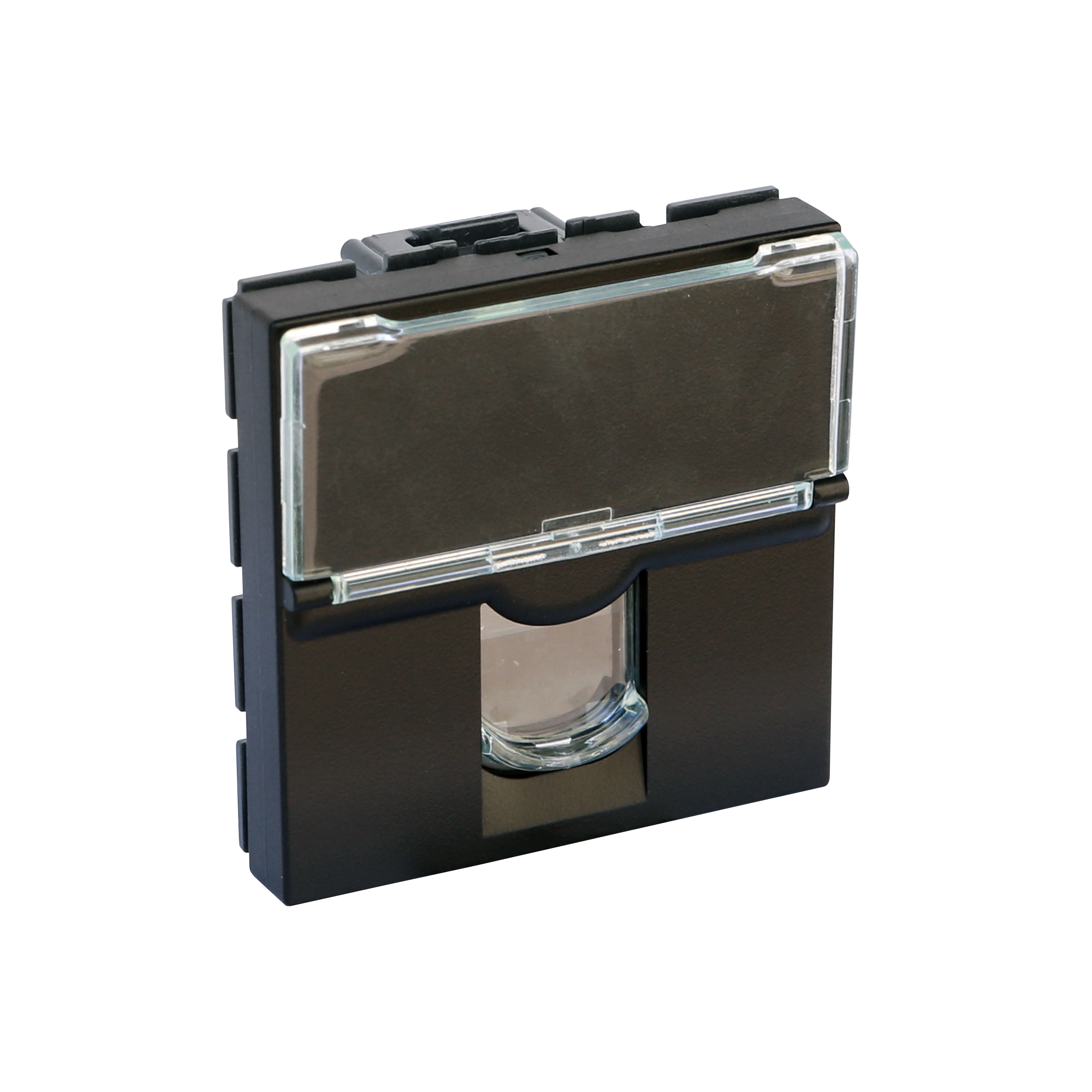 Розетка RJ45 UTP cat.6 2M Черен - Legrand Mosaic 079164L
