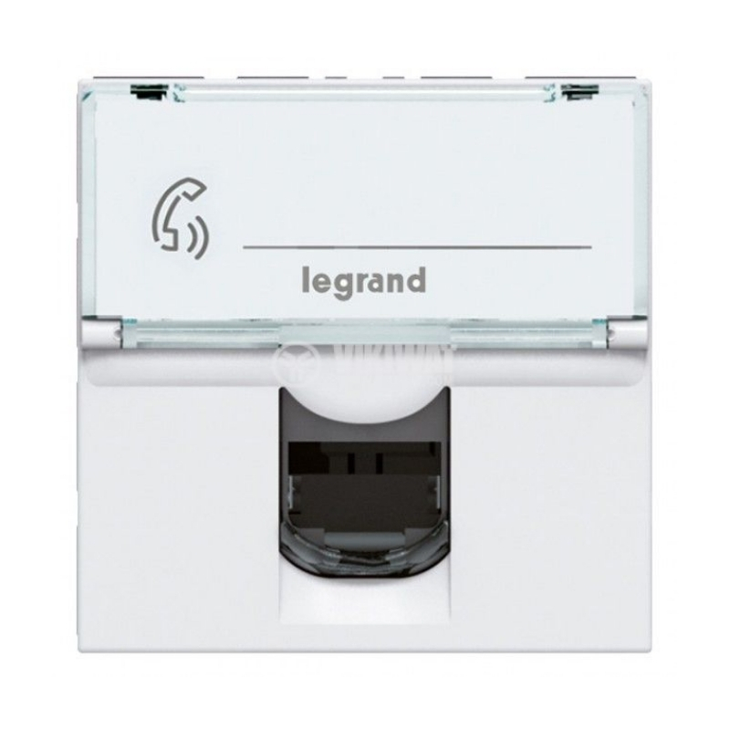 Розетка RJ11 2M Бял - Legrand Mosaic 78731