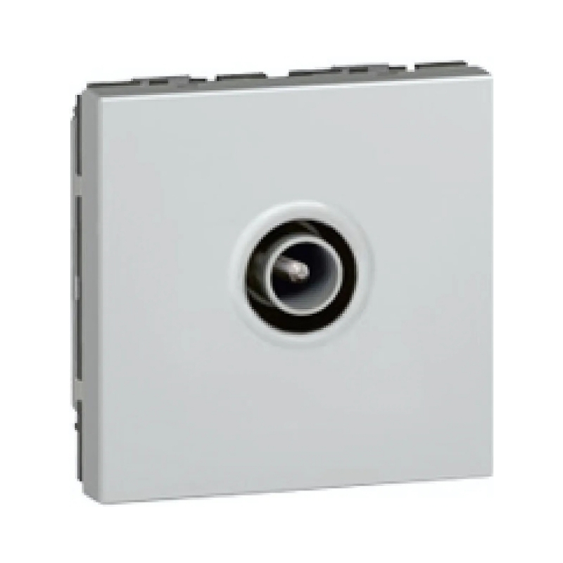 Розетка TV 9.5 mm мъжка 1dB 2М Алуминий - Legrand Mosaic 79292