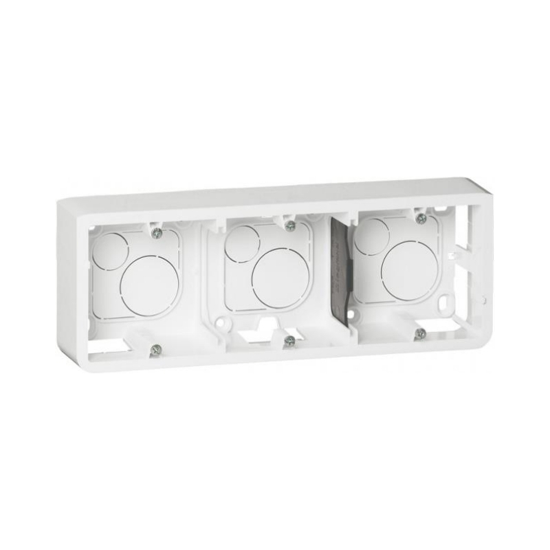 Конзола открит монтаж 6/8M дълб. 40mm - Legrand Mosaic 80286