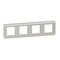 Декоративна рамка 4x2M Алуминий - Legrand Mosaic New 079308L