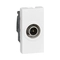 Розетка TV 9.5 mm мъжка 1dB 1М Бял - Legrand Mosaic 78793