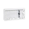 Конзола открит монтаж 2x10М дълб. 46mm - Legrand Mosaic 80278