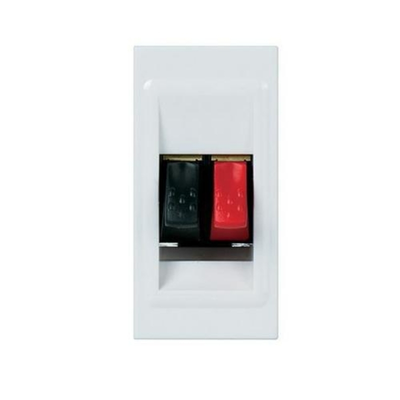 Розетка за тонколони 1M Бял - Legrand Mosaic 78750