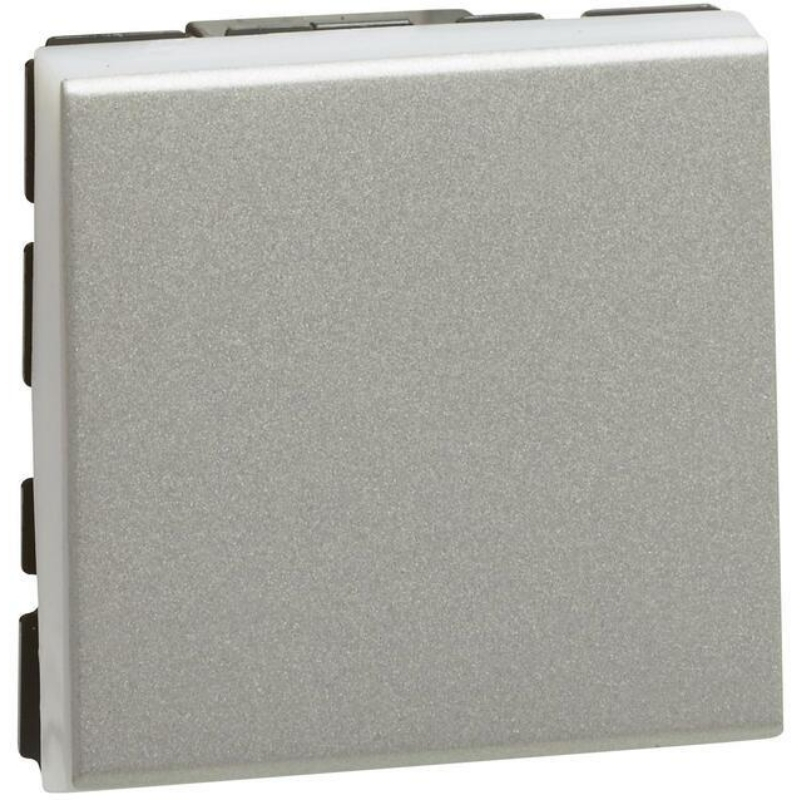 Девиаторен ключ 10A 2M Алуминий - Legrand Mosaic 79211
