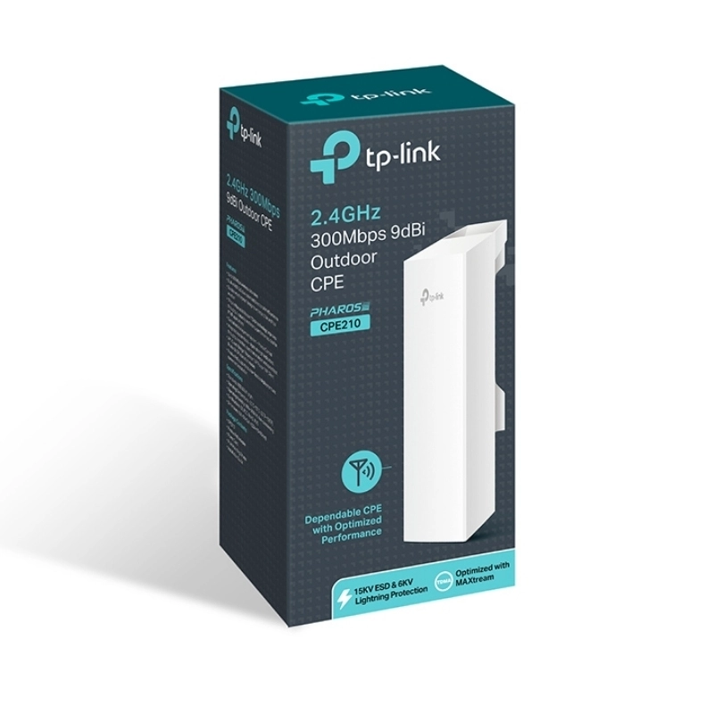 2.4GHz 300Mbps 9dBi Outdoor CPE - TP-Link CPE210