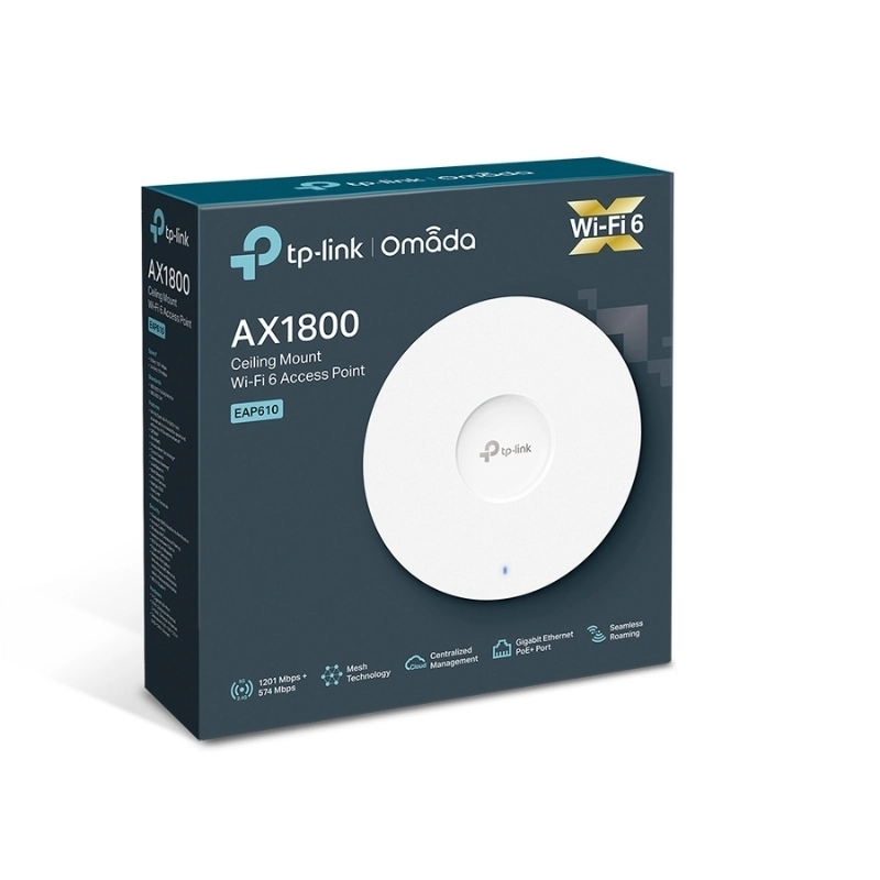 AX1800 Wireless Dual Band Ceiling Mount Access Point - TP-Link EAP610