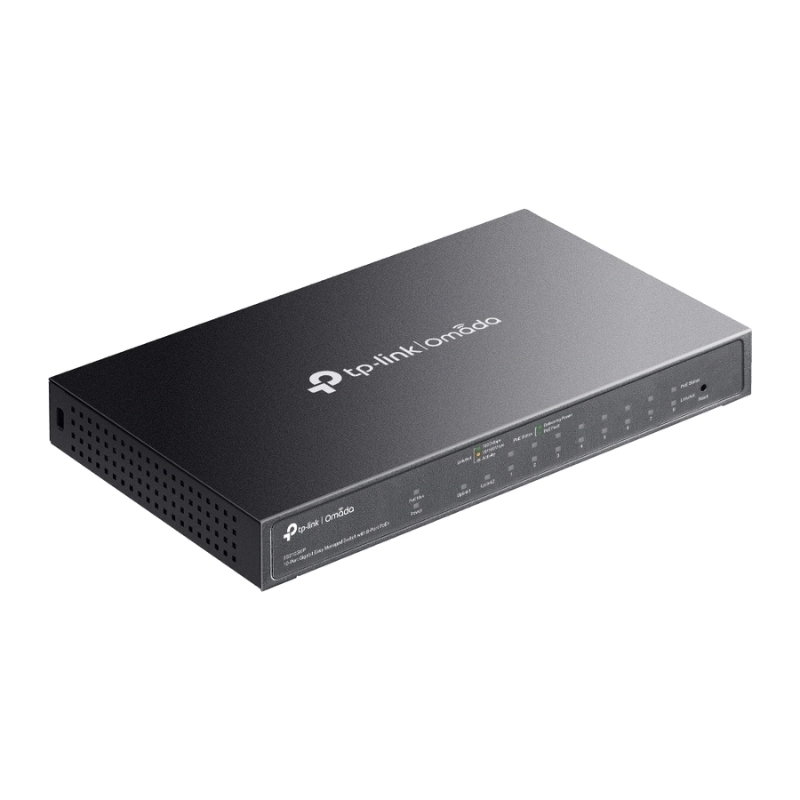 10-Port Gigabit Easy Managed Switch with 8-Port PoE+ TP-Link ES210GMP
