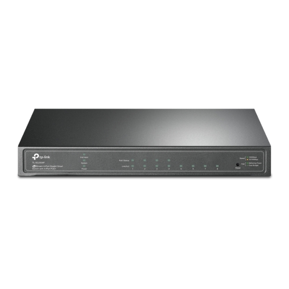 JetStream 8-Port Gigabit Smart Switch with 4-Port PoE+ Omada by TP-Link ...
