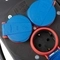 Разклонител CEE1 IP44 щепсел 400V/16A и 1x CEE 400V/16A и 3x 230V/16A с кабел 2m Черен