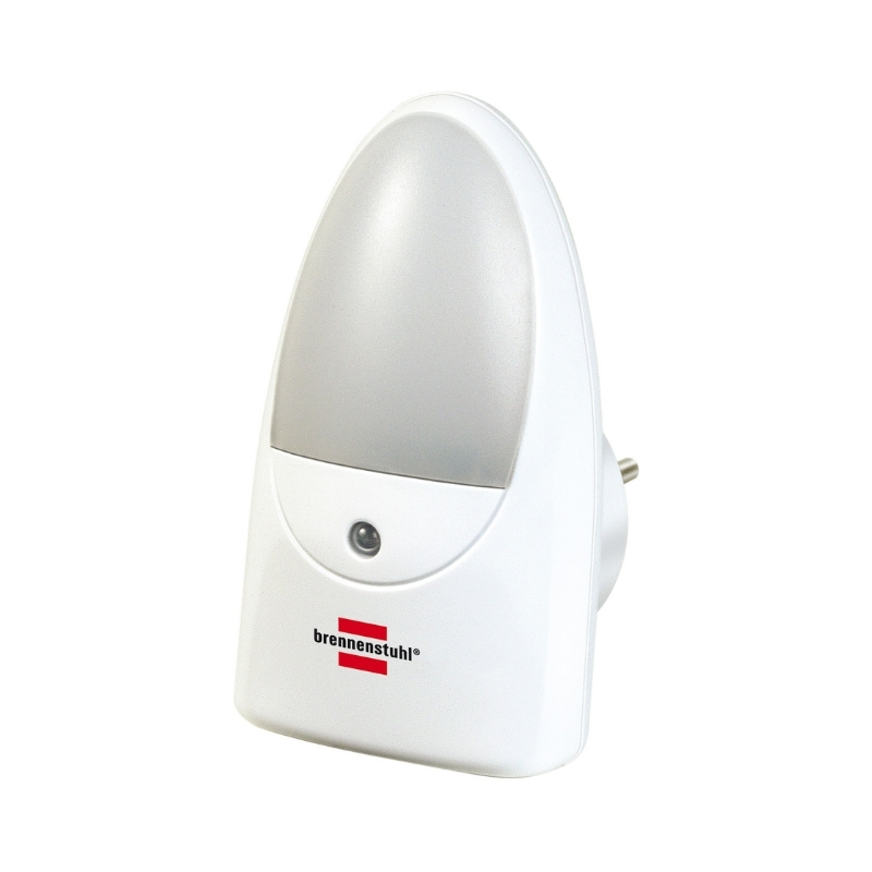 Нощна лампа OL 02 2LED за контакт с датчик за мрак Бял - Brennenstuhl OL 02 BS1507220