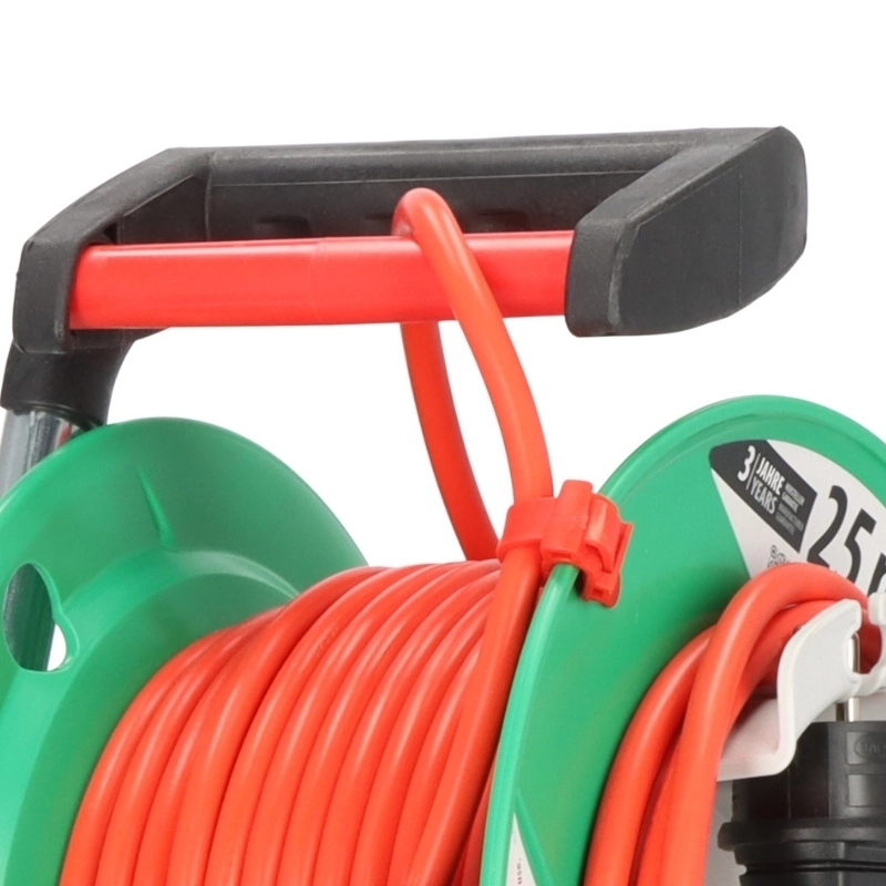 Кабелна макара 23+2m IP44 3G1.5 термозащита Зелен - Brennenstuhl Garant G BS1098550001