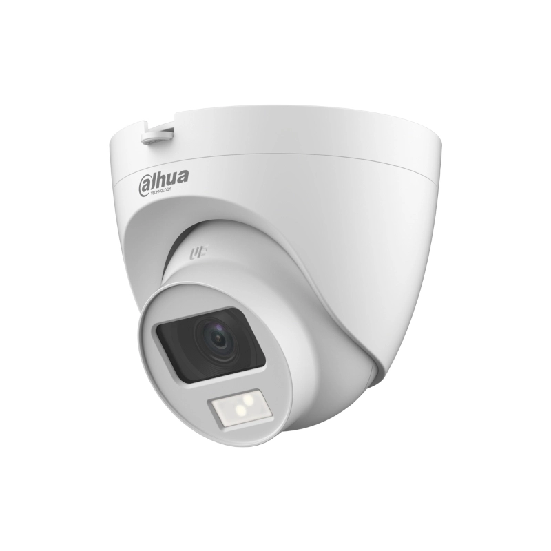 HDCVI Камера 2MP Купол 2.8 mm Smart Dual Light 20m микрофон - DAHUA HAC-HDW1200CLQ-IL-A-0280B-S6