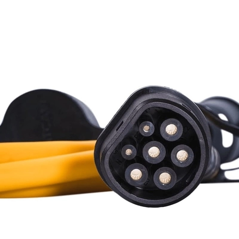Кабел за зареждане трифазен Type 2 22 kW 5m. Жълт - Matcavi CCT32T2T2-5Y