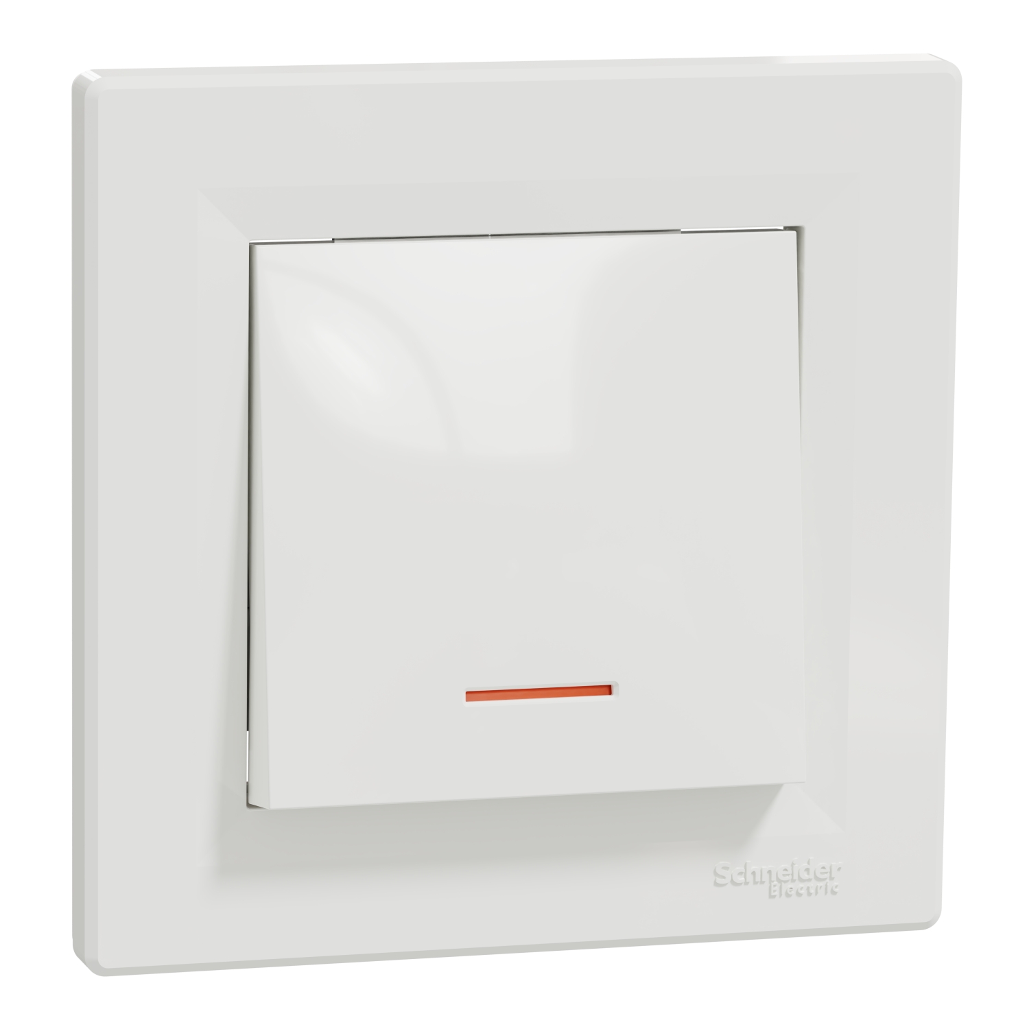 Еднополюсен ключ с подсветка 10А Бял - SCHNEIDER ELECTRIC Asfora EPH1400121