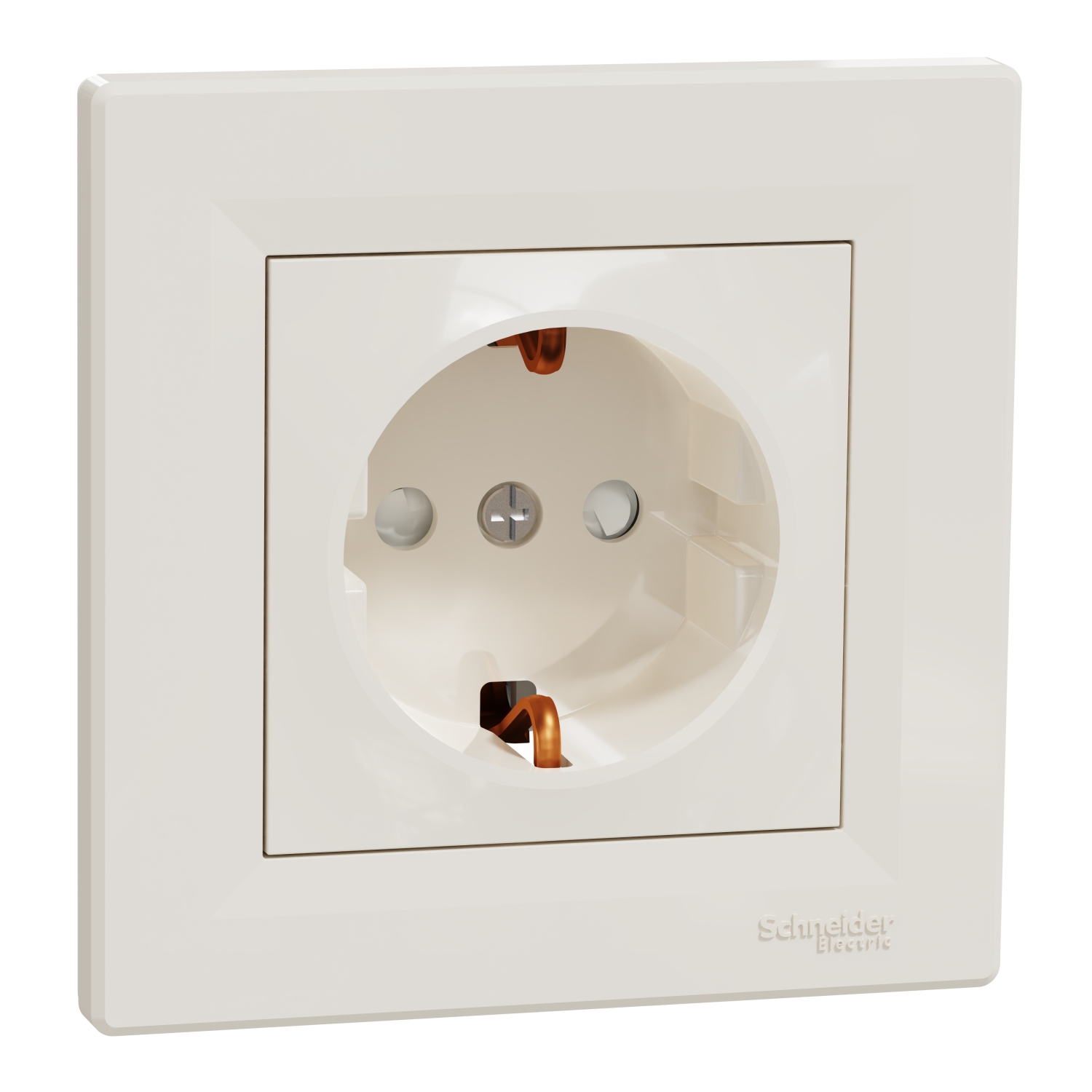 Контакт Шуко с детска защита 16A Крем - SCHNEIDER ELECTRIC Asfora EPH2900223