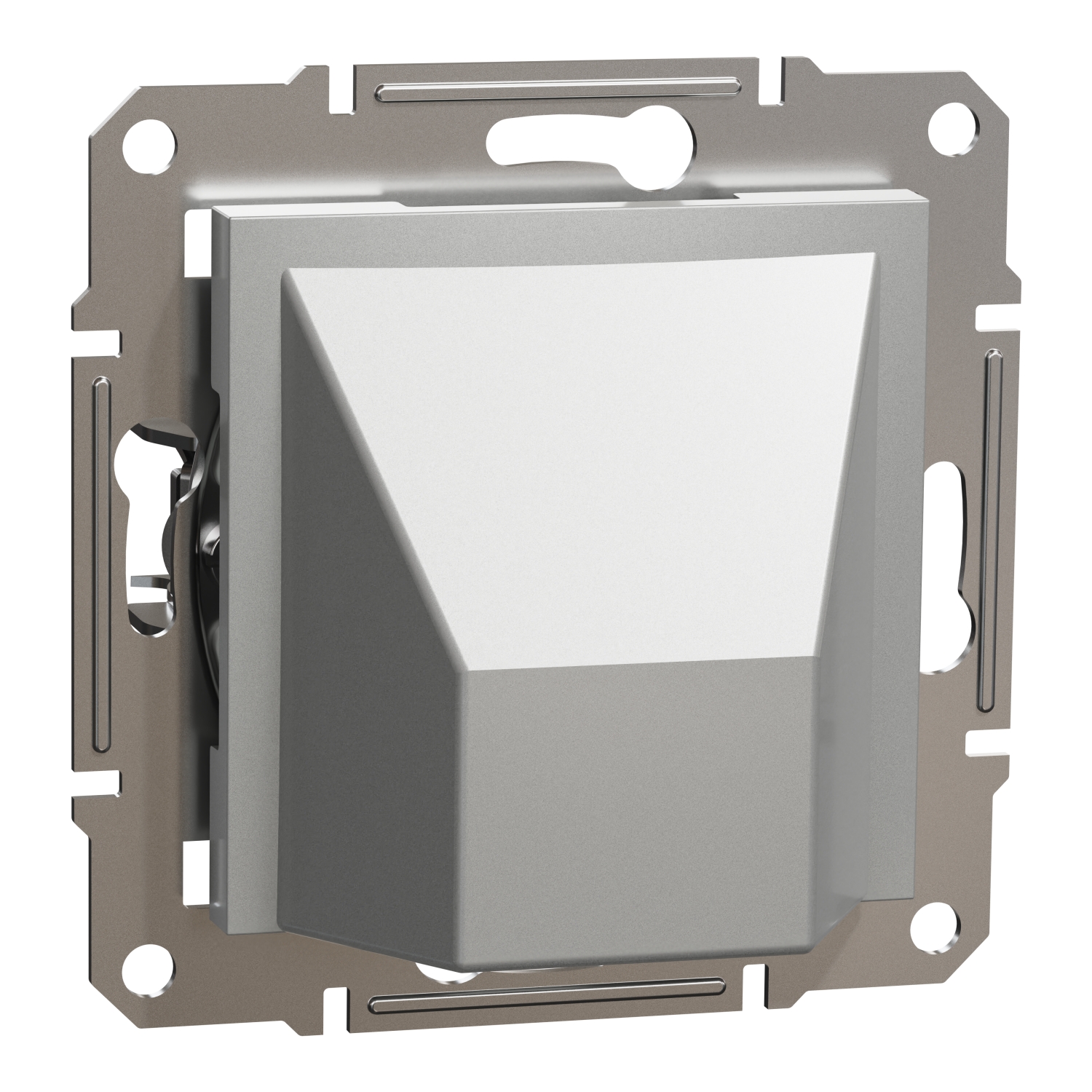 Кабелен излаз 25А без рамка Алуминий - SCHNEIDER ELECTRIC Asfora EPH5500161