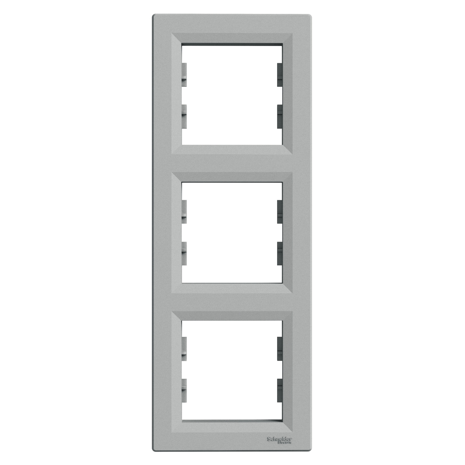 Рамка 3х Алуминий вертикална - SCHNEIDER ELECTRIC Asfora EPH5810361