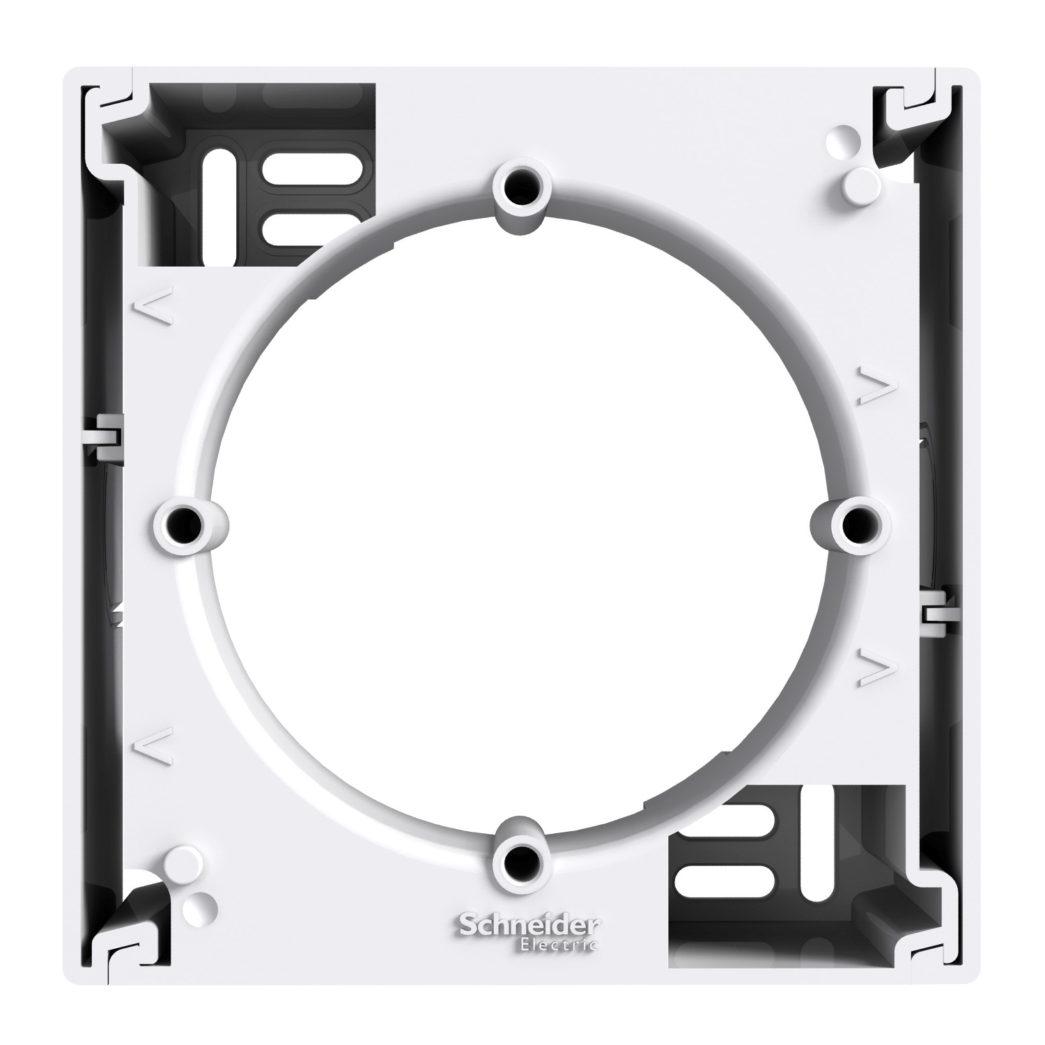 Единична конзола за открит монтаж Бял - SCHNEIDER ELECTRIC Asfora EPH6100121