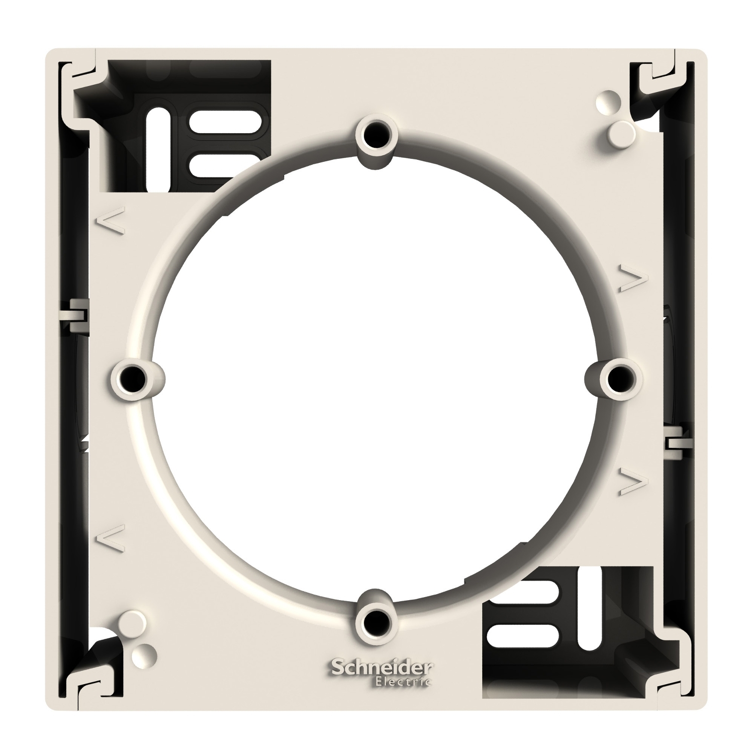 Единична конзола за открит монтаж Крем - SCHNEIDER ELECTRIC Asfora EPH6100123