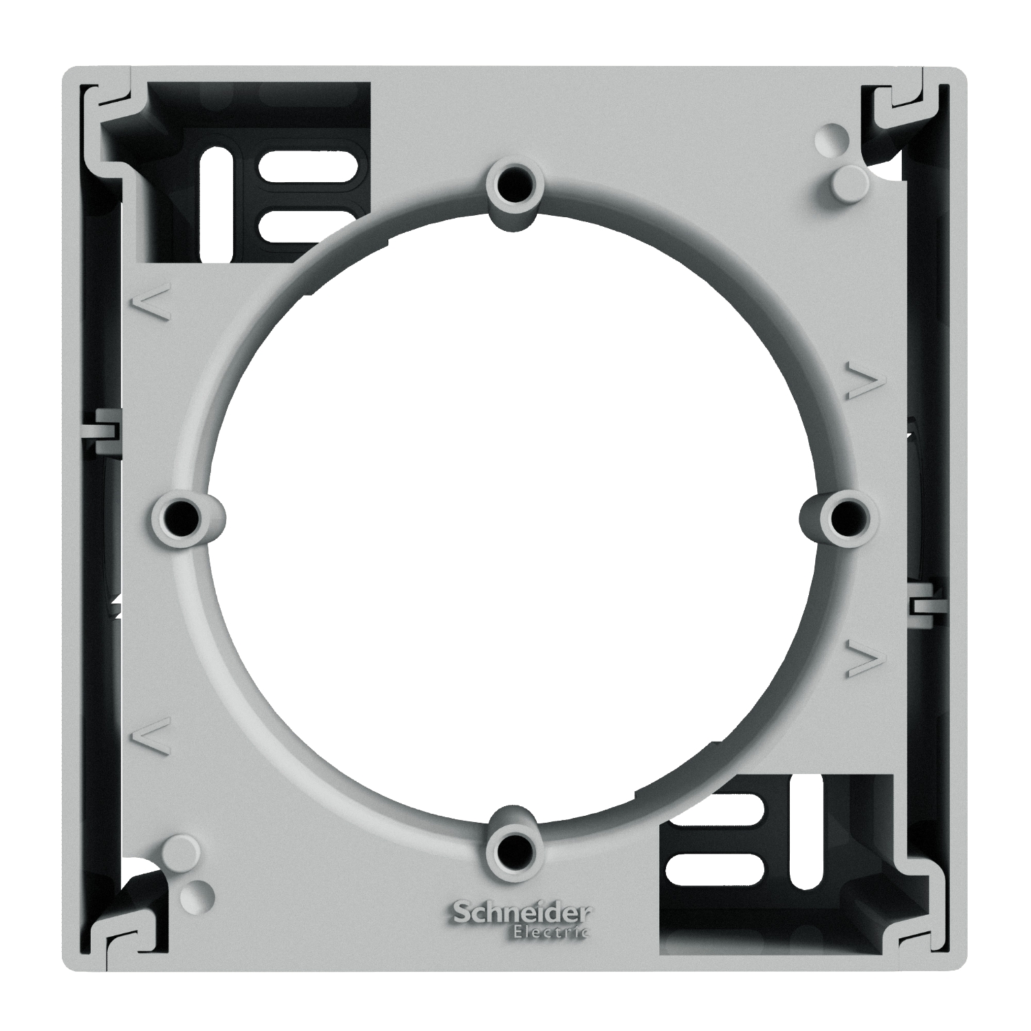 Единична конзола за открит монтаж Алуминий - SCHNEIDER ELECTRIC Asfora EPH6100161