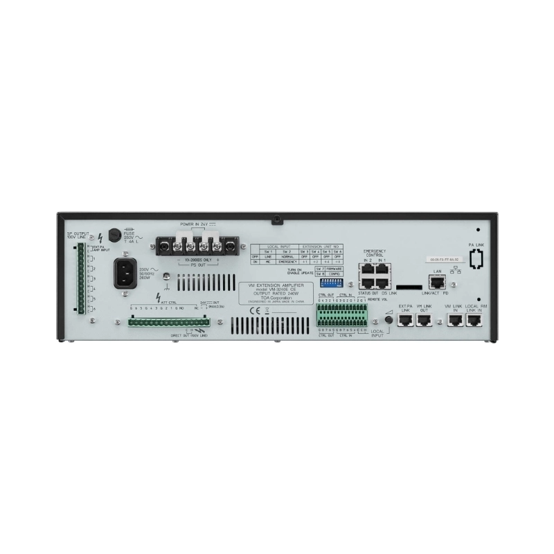 Рутер и усилвател 240W  - TOA VM-3240E
