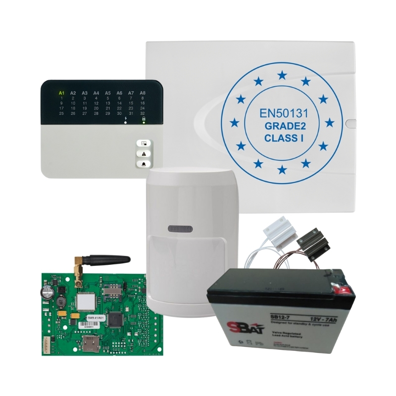 Комплект Eclipse32, LED32, TITAN DL, SBat 7-12, AU-MS-12S,GPRS Simple - Teletek Electronics KE32-1B/G
