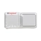 Блок еднополюсен ключ с шуко 2P+E 16A с детска защита IP44 Сив - Legrand Forix 782391