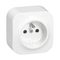 Контакт Френски стандарт 16А IP21 Сив - Legrand Forix 782417