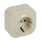 Shuko 2P+E 16A IP21 Cream - Legrand Forix 782450