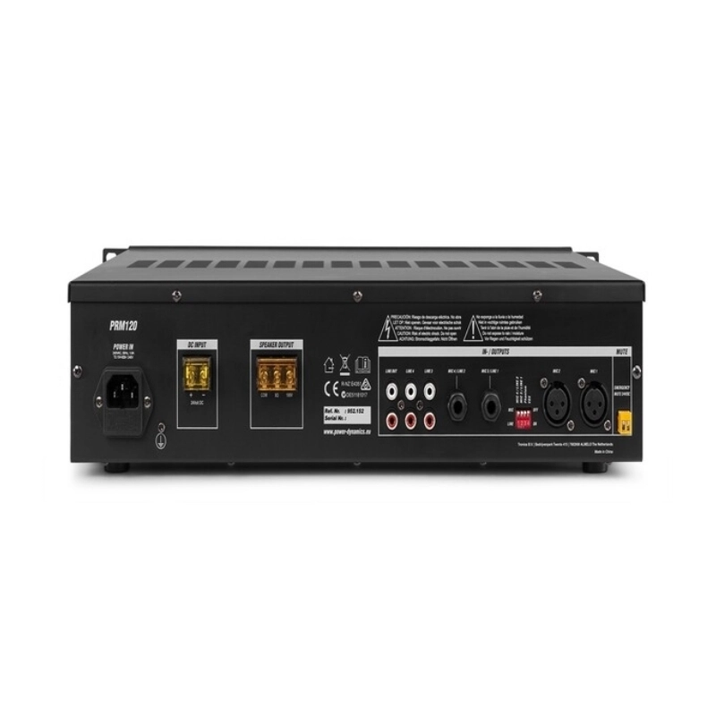Инсталационен усилвател, изходна мощност 120W / 100V или 8 Оhm - Други PRM120